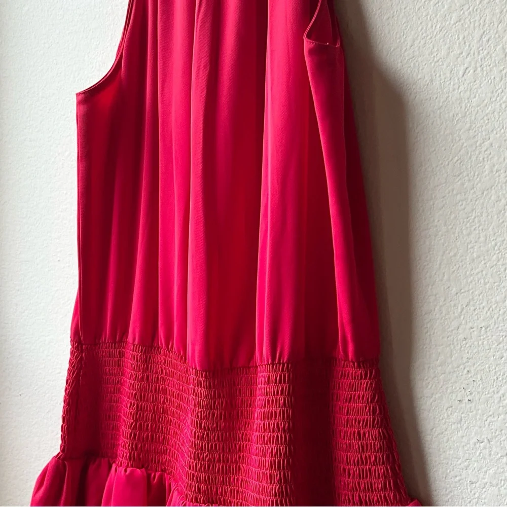 Amanda Uprichard Lipstick Res Halter Neck Sorella Mini Dress Sz M - Picture 10 of 14